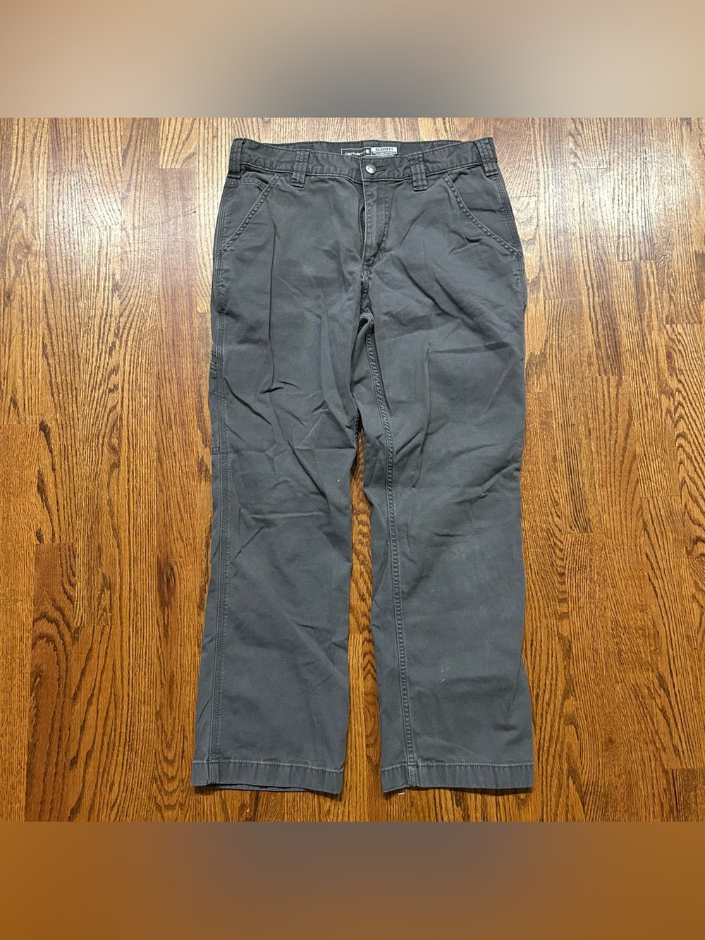 Carhartt Rugged Flex Relaxed Fit Canvas Work Pants 32x30 Fits 28” 102291-039